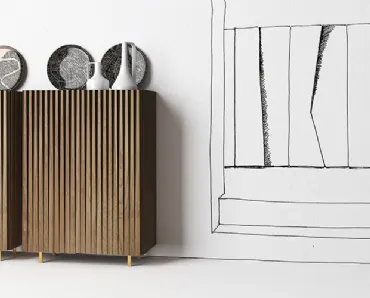 Madia verticale Dorotea di Minotti Italia