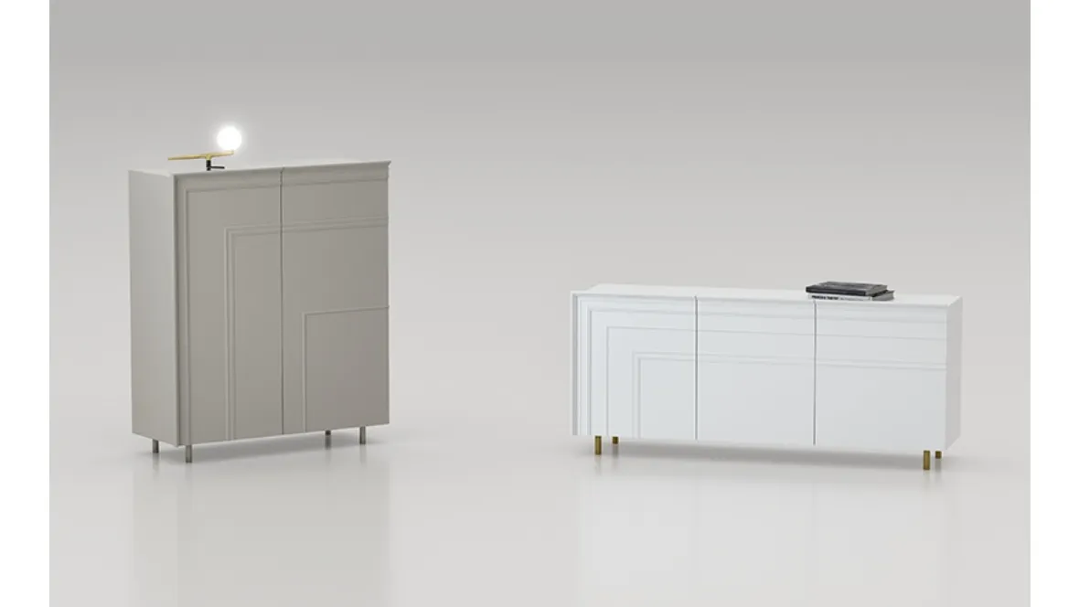 Madia alta e bassa Gessolina di Minotti Italia
