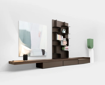 Mobile Porta Tv Avenue System Floor di Kristalia