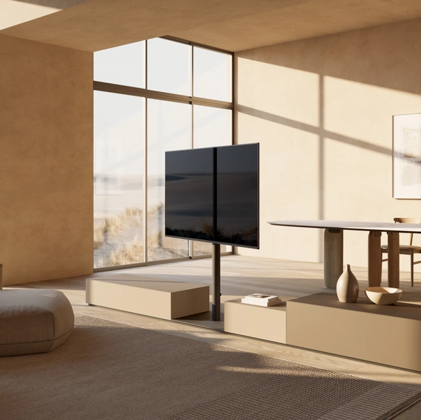 Mobile Porta Tv Tvu di Kristalia