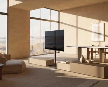 Mobile Porta Tv Tvu di Kristalia