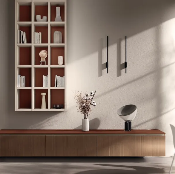 Parete Attrezzata Living Mira in decorativo Cottage di Scavolini