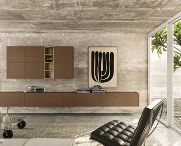 Parete Attrezzata Modula Composizione 03 di Snaidero