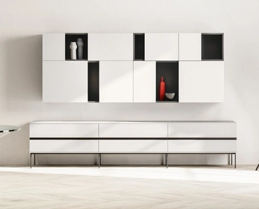 Parete Attrezzata SpaceMakers day Grip di Zalf