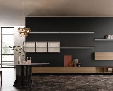 Parete Attrezzata SpaceMakers day SM2225 di Zalf