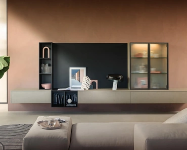 Parete Attrezzata SpaceMakers day SM2502 di Zalf