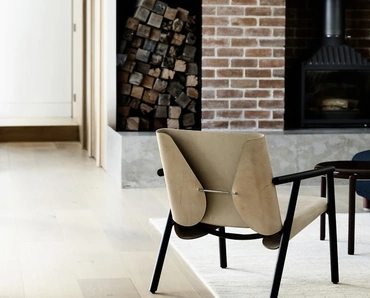 Poltroncina in cuoio 1085 Edition di Kristalia