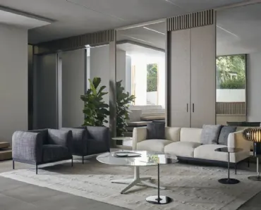 Poltrona in tessuto imbottito Asia di Kartell