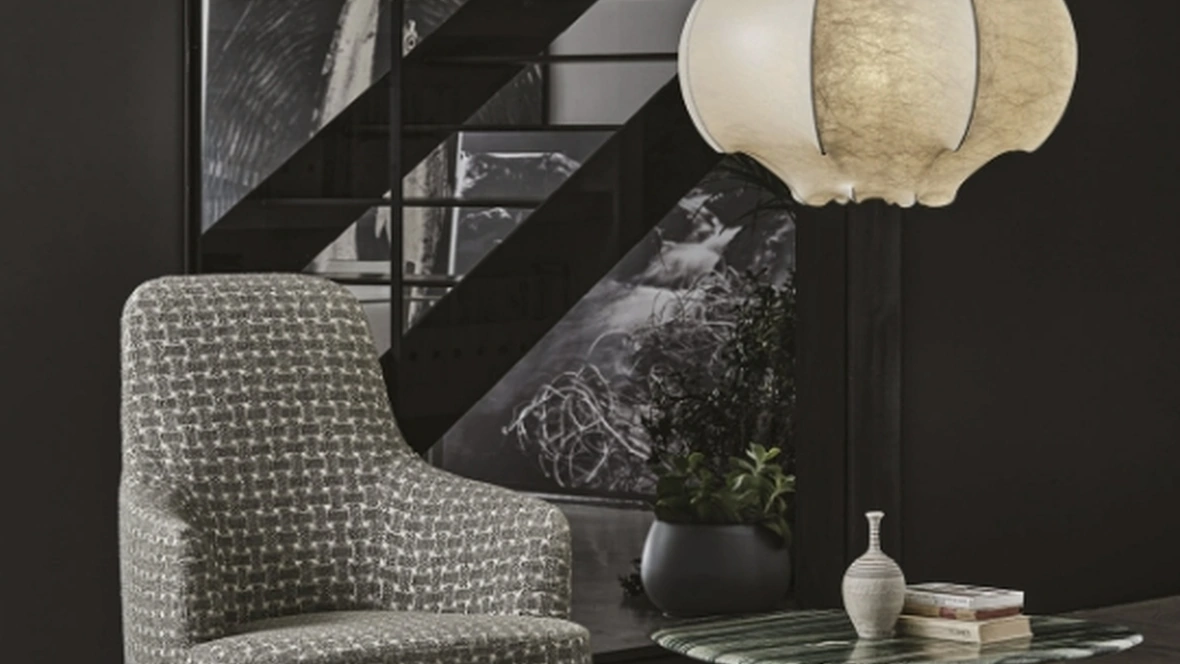 Poltrona Copine Bergere girevole di Porada