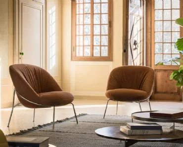Poltroncina in tessuto Ella di Pianca
