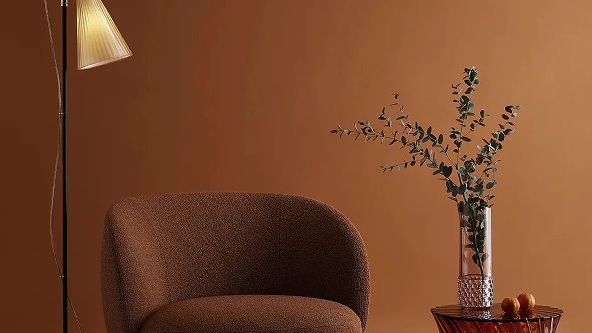 Poltroncina in tessuto Lunam di Kartell