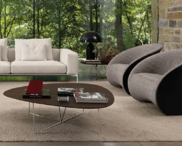 Poltroncina di design in tessuto Le Midì di Desirèe