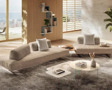 Divano in tessuto Air Soft Free 2697 di Lago