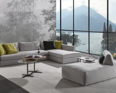 Divano lineare Asso di Fox Italia