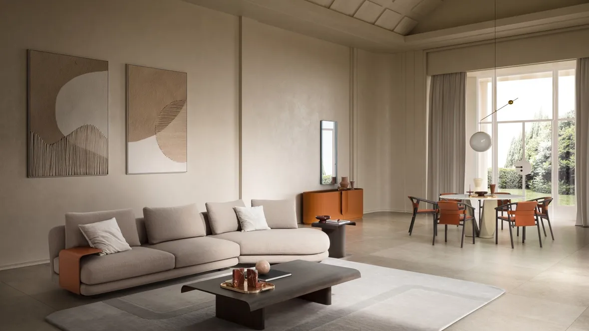 Divano lineare Avalon di Ditre Italia