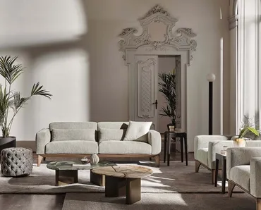 Divano lineare Fellow di Porada