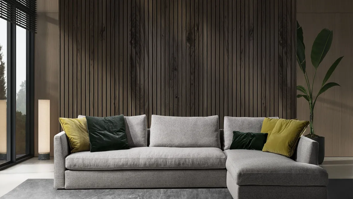 Divano con penisola Amalfi di Fox Italia