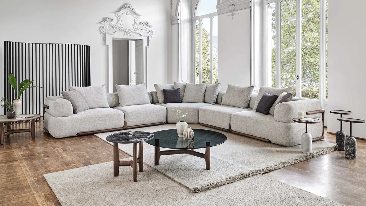 Divano angolare Klem di Porada