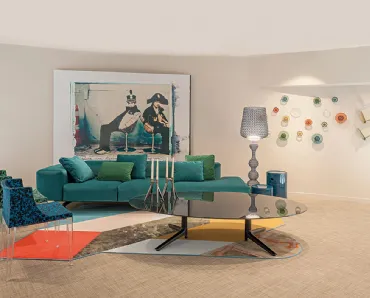 Divano Largo Ottoman di Kartell
