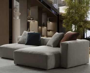 Divano con penisola Leader di Fox Italia