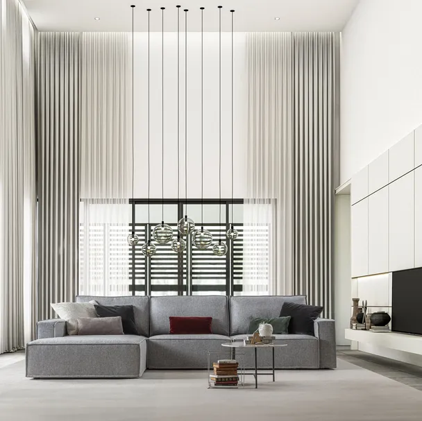 Divano con penisola Slaid di Fox Italia