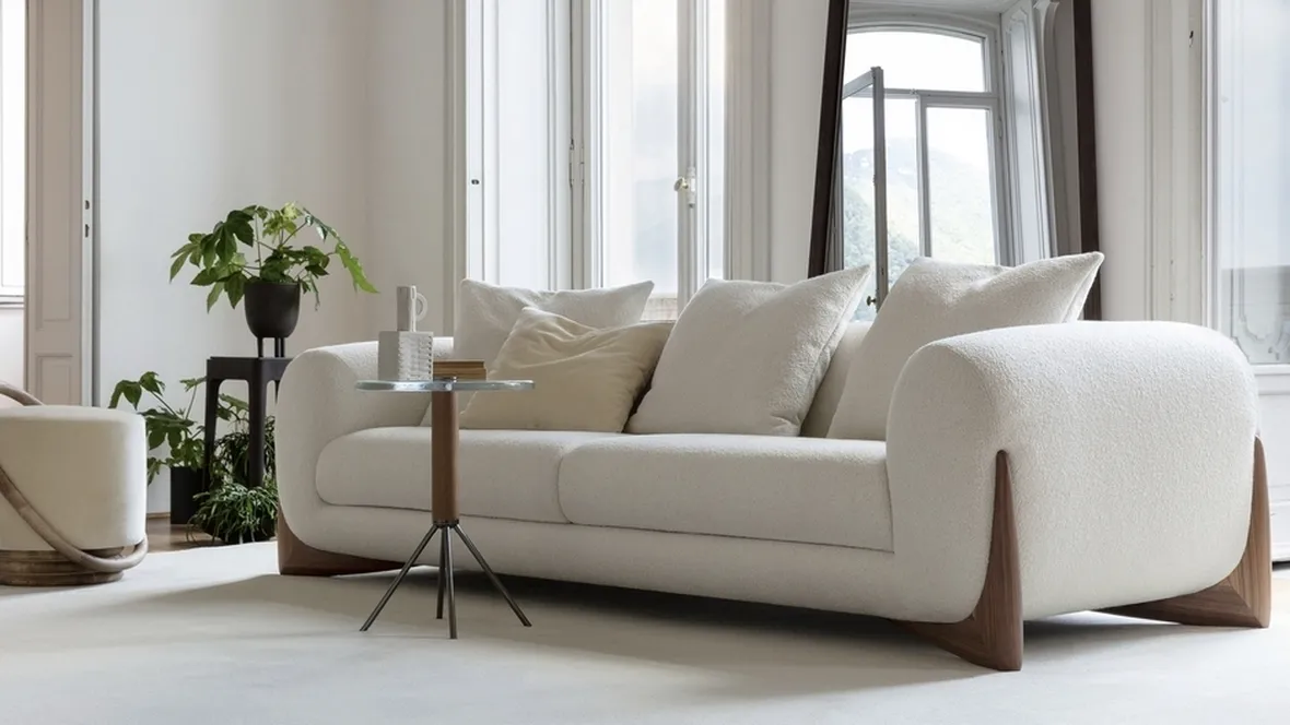 Divano lineare Softbay di Porada