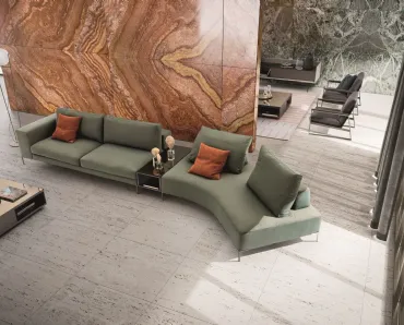Divano di design in tessuto Union di Ditre Italia