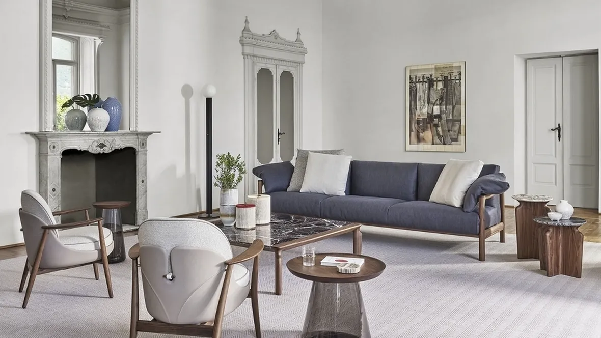 Divano lineare Vera di Porada