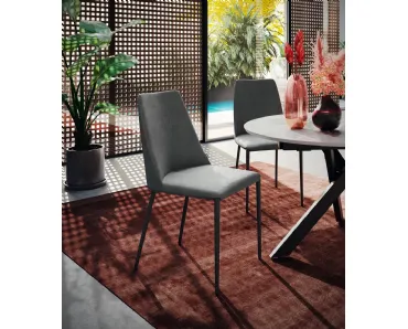Sedia Dafne in tessuto di Scavolini