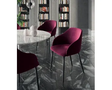 Sedia Era in tessuto di Scavolini