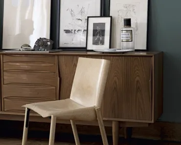 Sedia in cuoio 1085 Edition di Kristalia