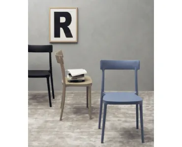 Sedia Lean in polipropilene di Scavolini