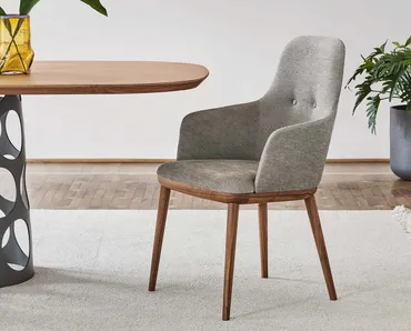 Sedia in tessuto Connie di Porada