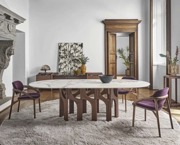 Tavolo Augusto in marmo di Porada