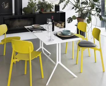 Tavolo pieghevole Poule di Kristalia