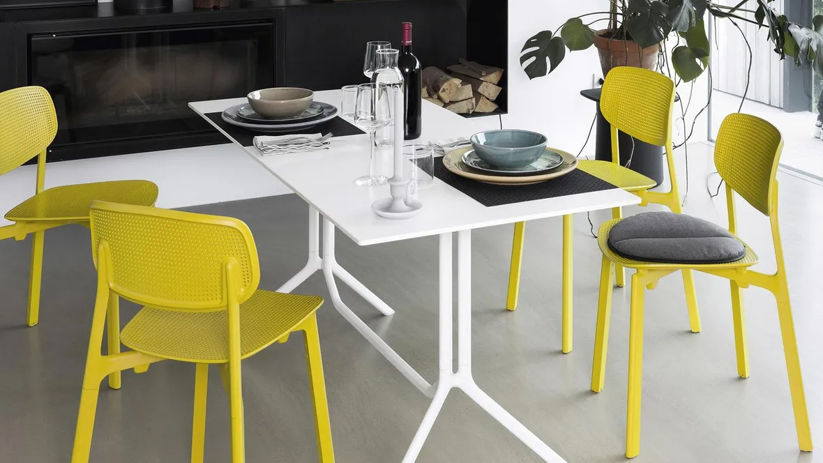 Tavolo pieghevole Poule di Kristalia