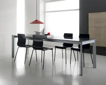 Tavolo allungabile in vetro Desko di Scavolini