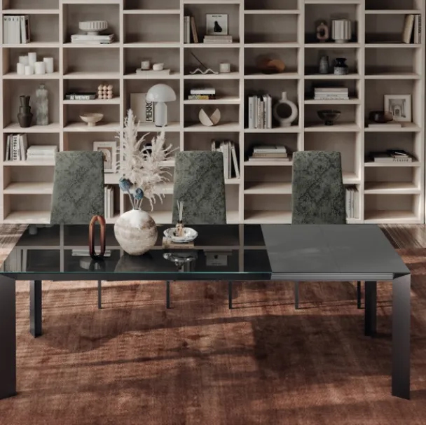 Tavolo allungabile in vetro Tai di Scavolini