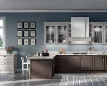 Cucina Classica Baltimora in Frassino Havana di Scavolini