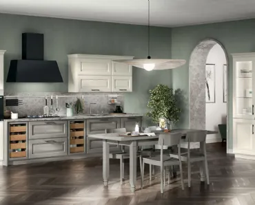 Cucina Classica Baltimora in Rovere Oregon di Scavolini