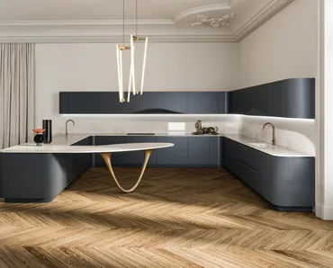 Cucina Design con penisola Ola 02 di Snaidero