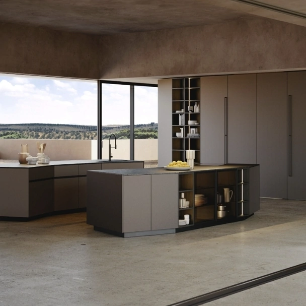 Cucina Design con doppia isola Orbita 01 di Snaidero