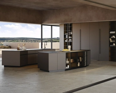 Cucina Design con doppia isola Orbita 01 di Snaidero