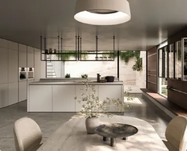 Cucina Design con isola Quadra 03 di Snaidero