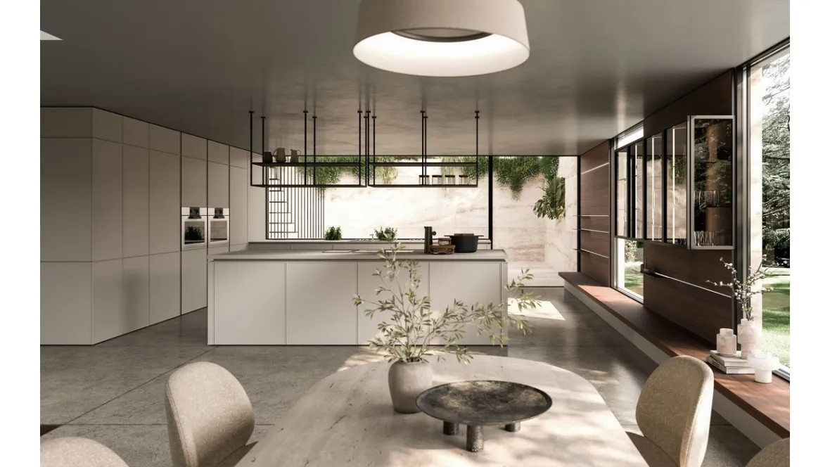 Cucina Design con isola Quadra 03 di Snaidero