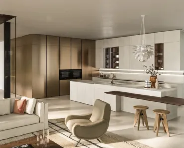 Cucina Design con isola Elementi 01 di Snaidero
