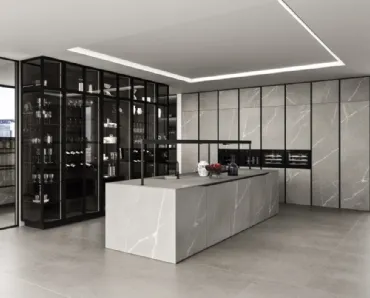 Cucina Design con isola Elementi 02 di Snaidero