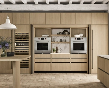 Cucina Design a scomparsa Quadra 02 di Snaidero