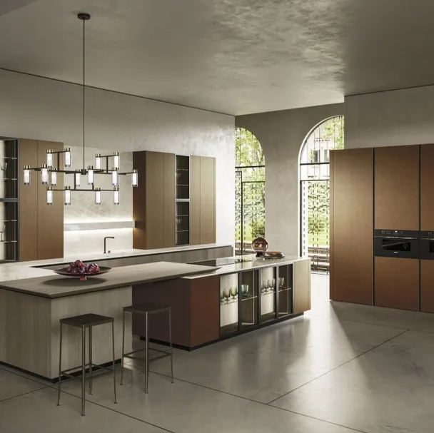 Cucina Design con penisola Way 03 di Snaidero