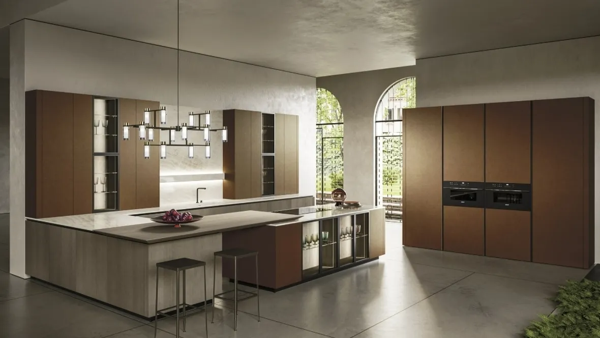 Cucina Design con penisola Way 03 di Snaidero